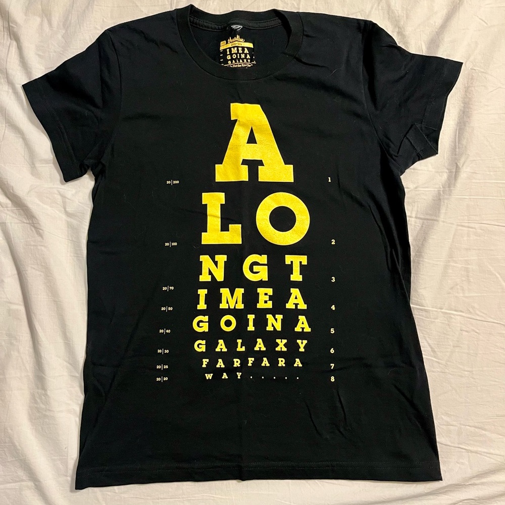 Threadless Star Wars "This is Not the Eye Chart You're Looking For" t-shirt
